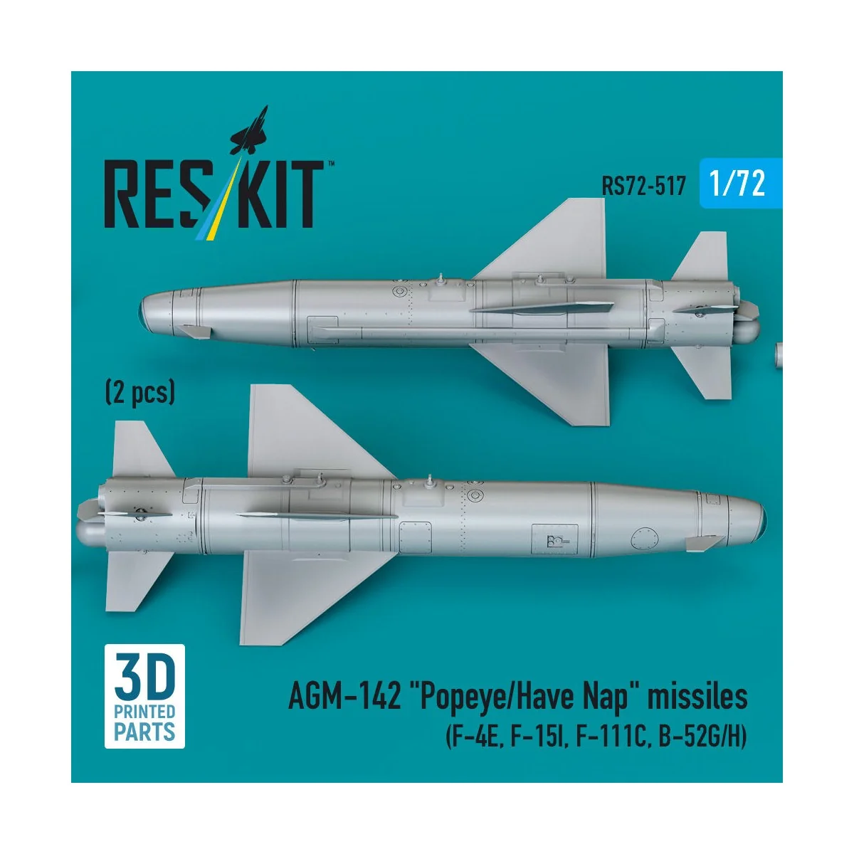 AGM-142 Popeye/Have Nap missiles (2 pcs) (F-4E, F-15I, F-111C, B-52...