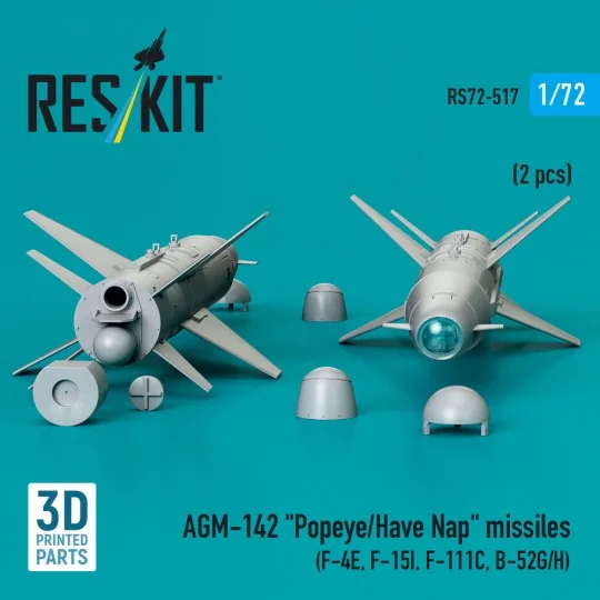 AGM-142 Popeye/Have Nap missiles (2 pcs) (F-4E, F-15I, F-111C, B-52...