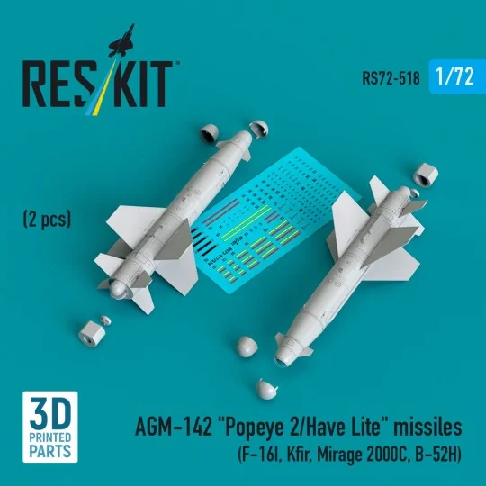 AGM-142 Popeye 2/Have Lite missiles (2 pcs) (F-16I, Kfir, Mirage 20... AGM-142 Popeye 2/Have Lite missiles (2 pcs) (F-16I, Kfir, Mirage 20...
