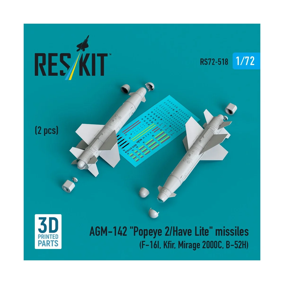 AGM-142 Popeye 2/Have Lite missiles (2 pcs) (F-16I, Kfir, Mirage 20... AGM-142 Popeye 2/Have Lite missiles (2 pcs) (F-16I, Kfir, Mirage 20...