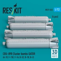 CBU-89B cluster bombs GATOR (4 pcs) (A-10, F-15E, F-16, B-52, B-1B,...