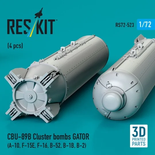 CBU-89B cluster bombs GATOR (4 pcs) (A-10, F-15E, F-16, B-52, B-1B,...