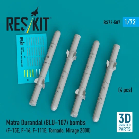 Matra Durandal (BLU-107) bombs (4 pcs) (F-15E, F-16, F-111E, Tornad... Matra Durandal (BLU-107) bombs (4 pcs) (F-15E, F-16, F-111E, Tornad...