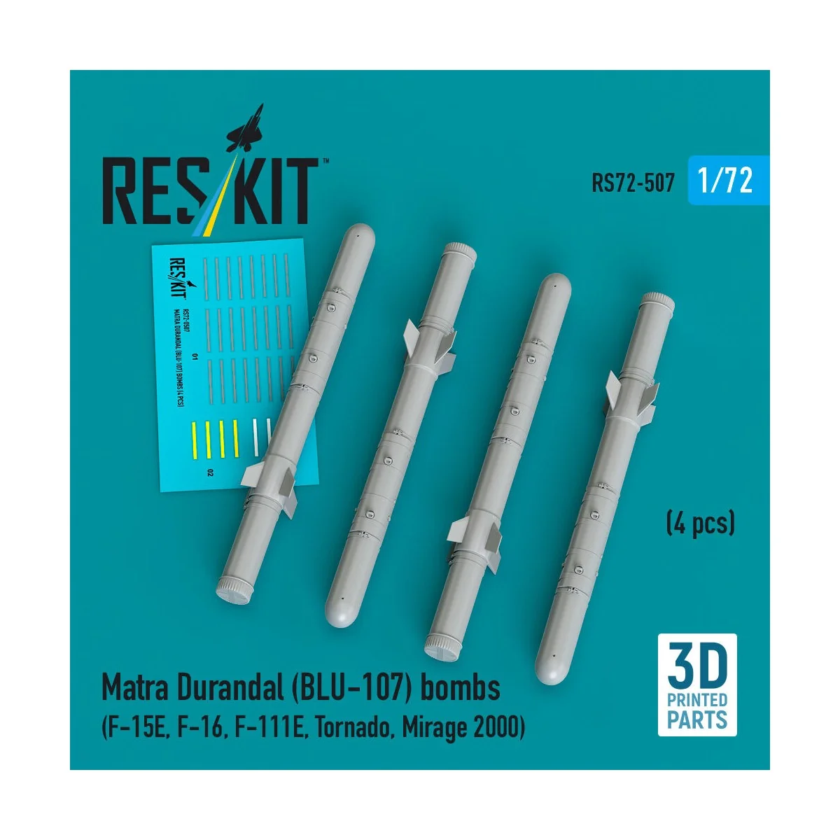 Matra Durandal (BLU-107) bombs (4 pcs) (F-15E, F-16, F-111E, Tornad... Matra Durandal (BLU-107) bombs (4 pcs) (F-15E, F-16, F-111E, Tornad...