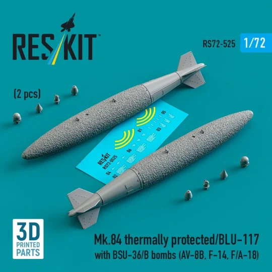 Mk.84 thermally protected/BLU-117 with BSU-36/B bombs (2 pcs) (AV-8...