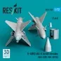 R-40RD (AA-6 Acrid) missiles (2 pcs) (MiG-25PD, MiG-25PDS) (3D Prin...