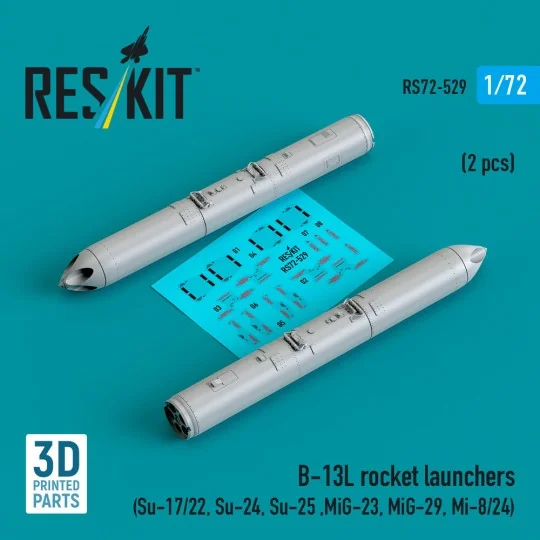 B-13L rocket launchers (2 pcs) (Su-17/22, Su-24, Su-25, MiG-27, MiG... B-13L rocket launchers (2 pcs) (Su-17/22, Su-24, Su-25, MiG-27, MiG...