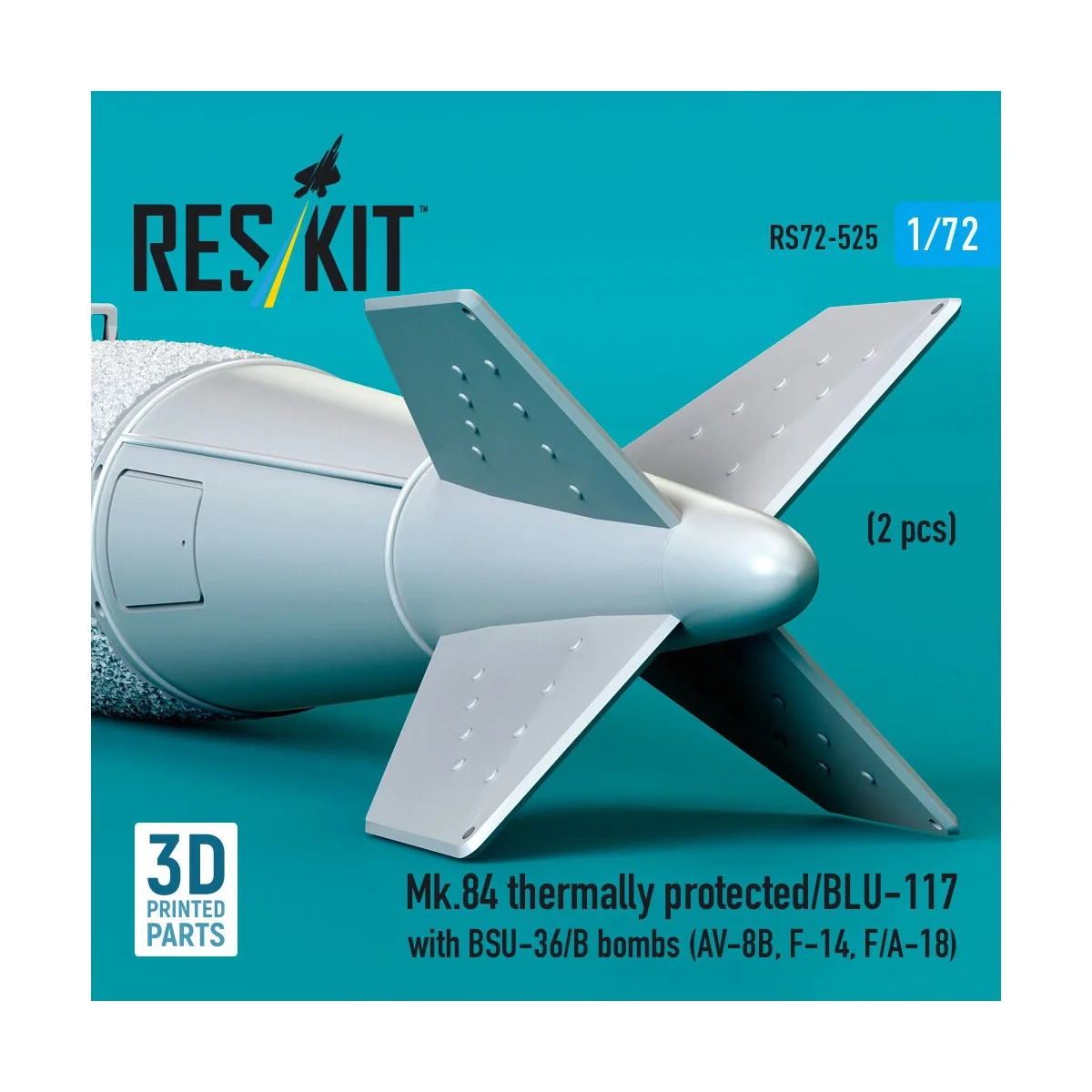Mk.84 thermally protected/BLU-117 with BSU-36/B bombs (2 pcs) (AV-8...
