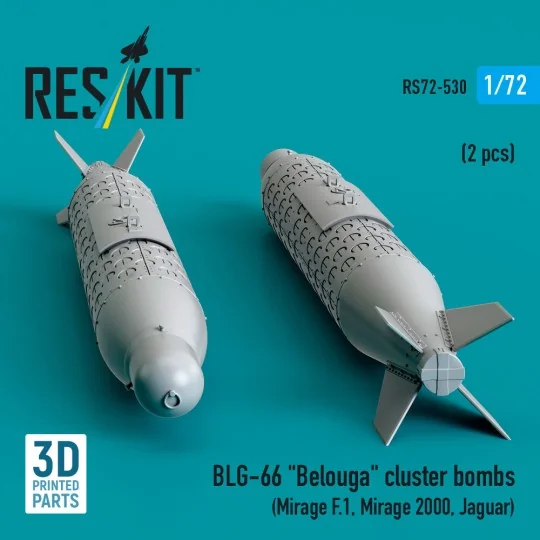 BLG-66 Belouga cluster bombs (2 pcs) (Mirage F.1, Mirage 2000, Jagu... BLG-66 Belouga cluster bombs (2 pcs) (Mirage F.1, Mirage 2000, Jagu...