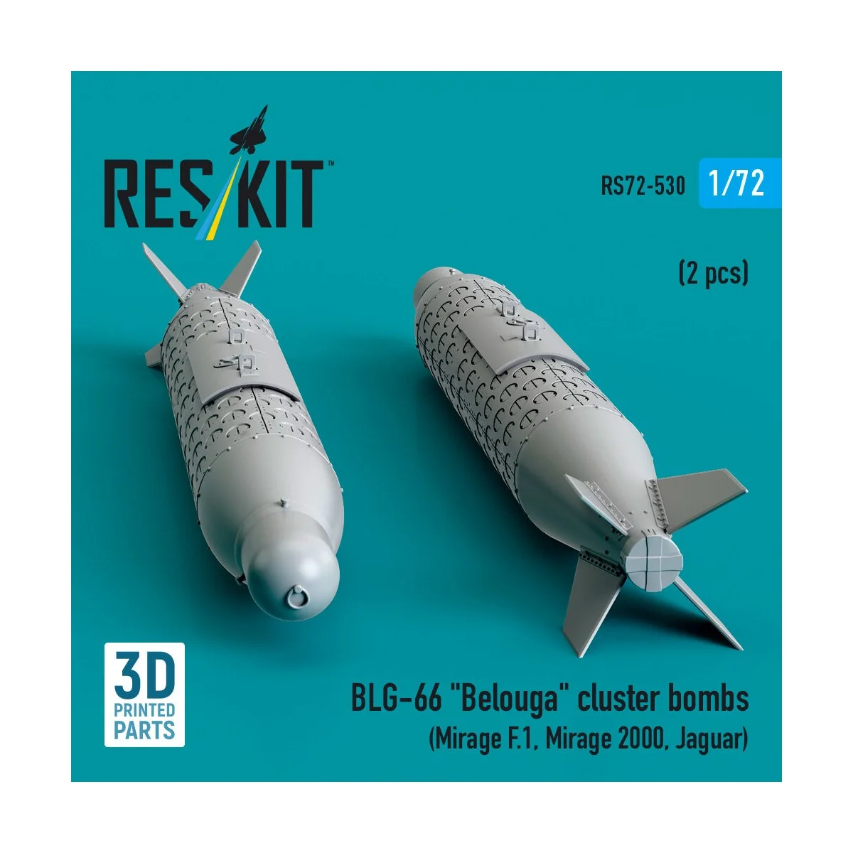 BLG-66 Belouga cluster bombs (2 pcs) (Mirage F.1, Mirage 2000, Jagu... BLG-66 Belouga cluster bombs (2 pcs) (Mirage F.1, Mirage 2000, Jagu...