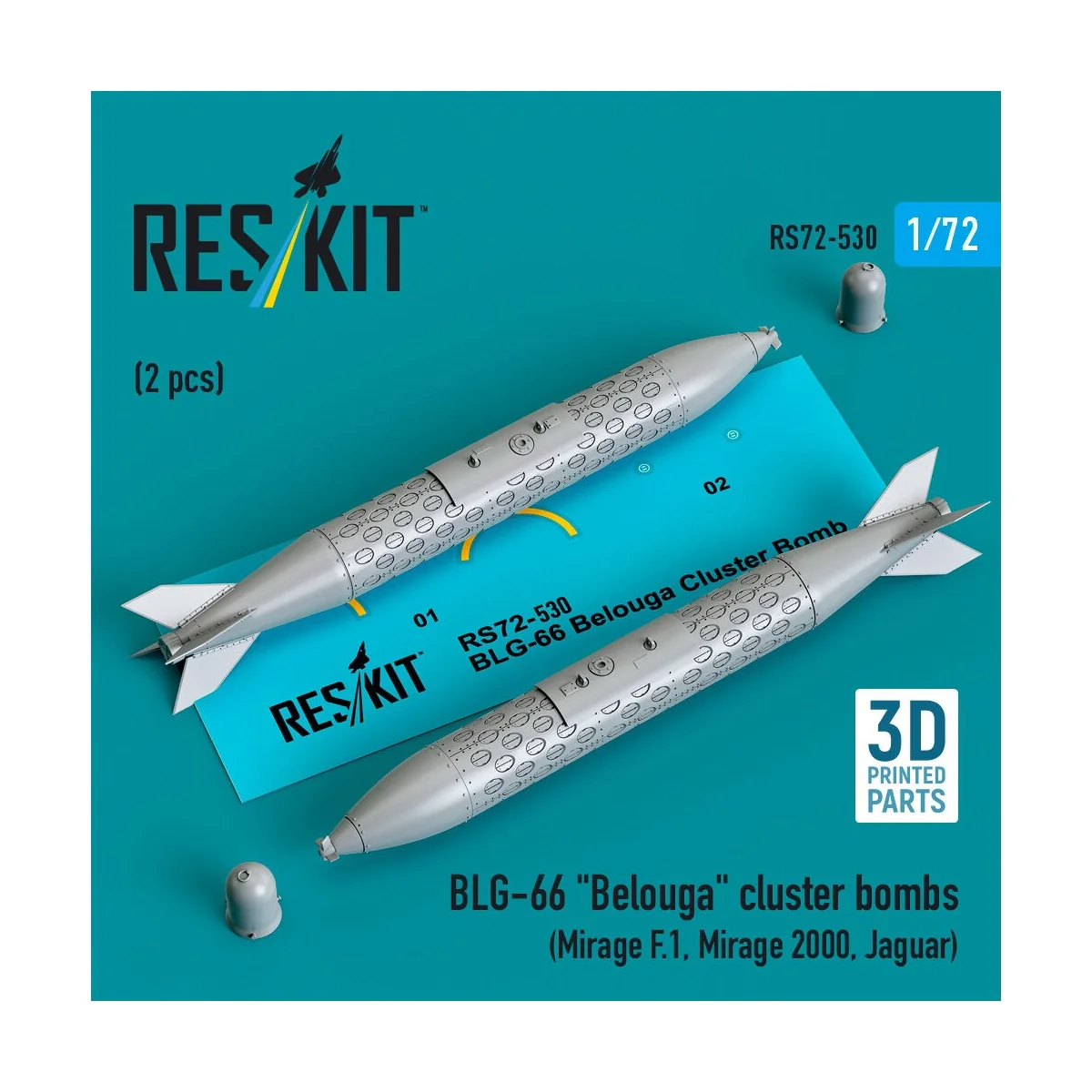 BLG-66 Belouga cluster bombs (2 pcs) (Mirage F.1, Mirage 2000, Jagu...