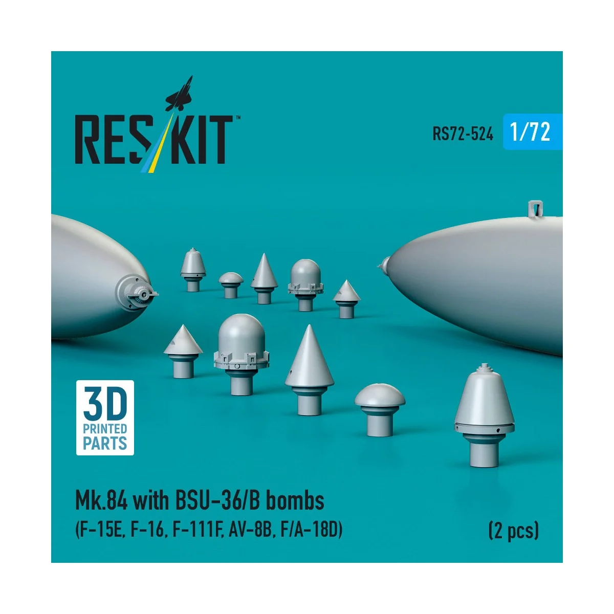 Mk.84 with BSU-36/B bombs (2 pcs) (F-15E, F-16, F-111F, AV-8B, F/A-...