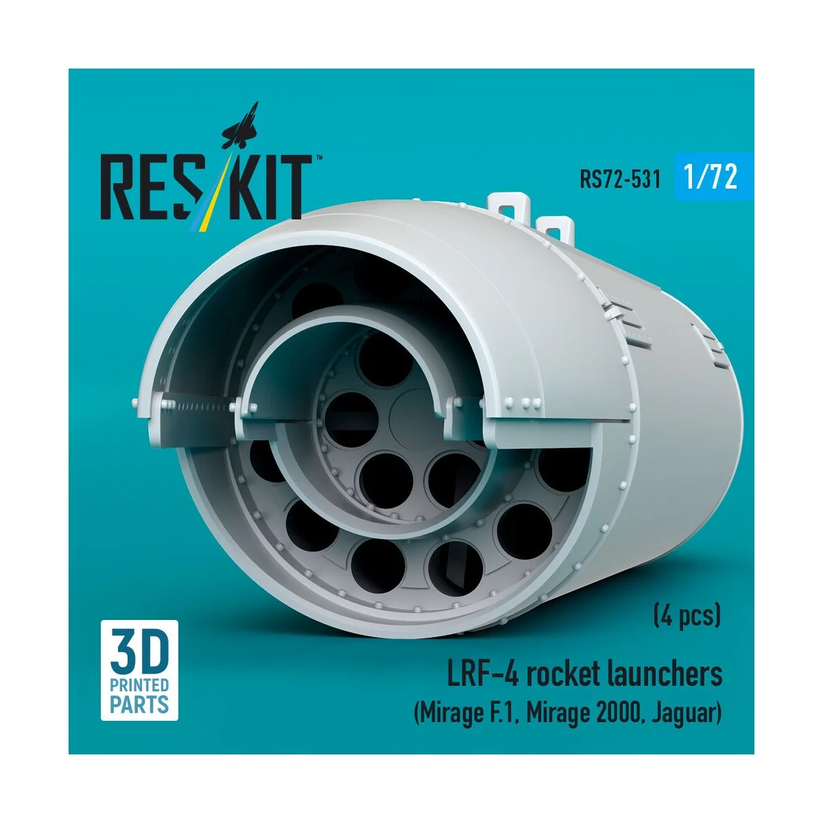 LRF-4 rocket launchers (4 pcs) (Mirage F.1, Mirage 2000, Jaguar) (3...