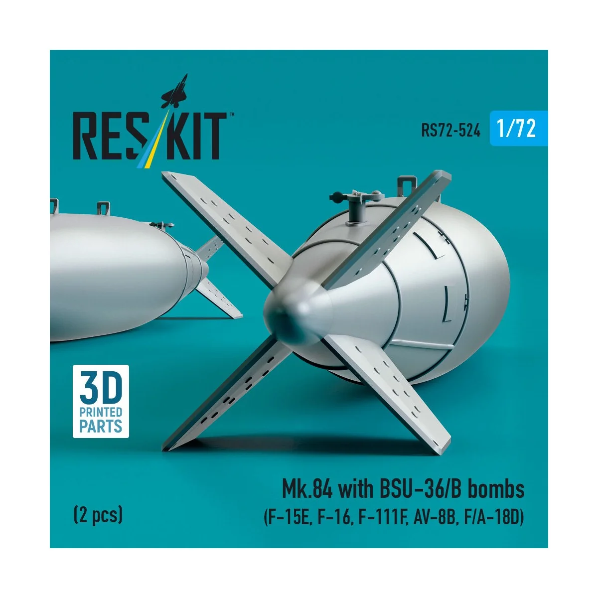 Mk.84 with BSU-36/B bombs (2 pcs) (F-15E, F-16, F-111F, AV-8B, F/A-...