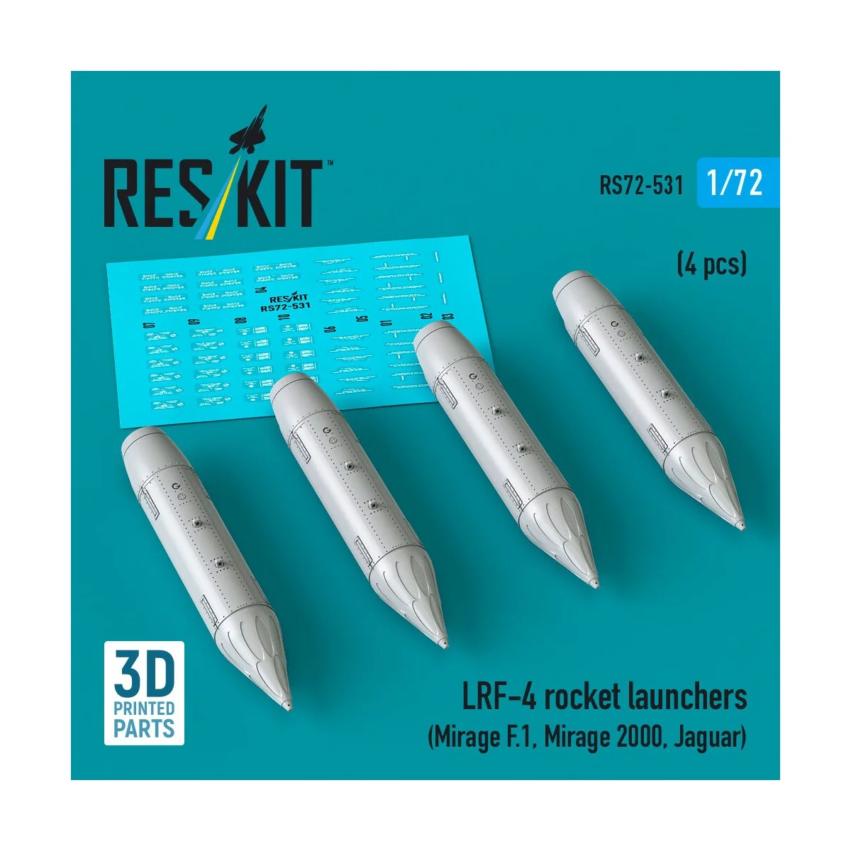 LRF-4 rocket launchers (4 pcs) (Mirage F.1, Mirage 2000, Jaguar) (3...