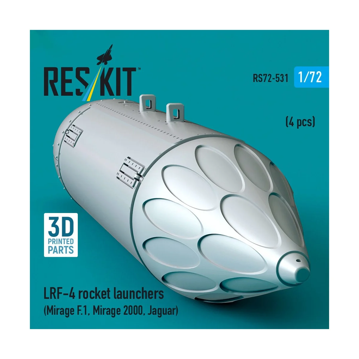 LRF-4 rocket launchers (4 pcs) (Mirage F.1, Mirage 2000, Jaguar) (3...