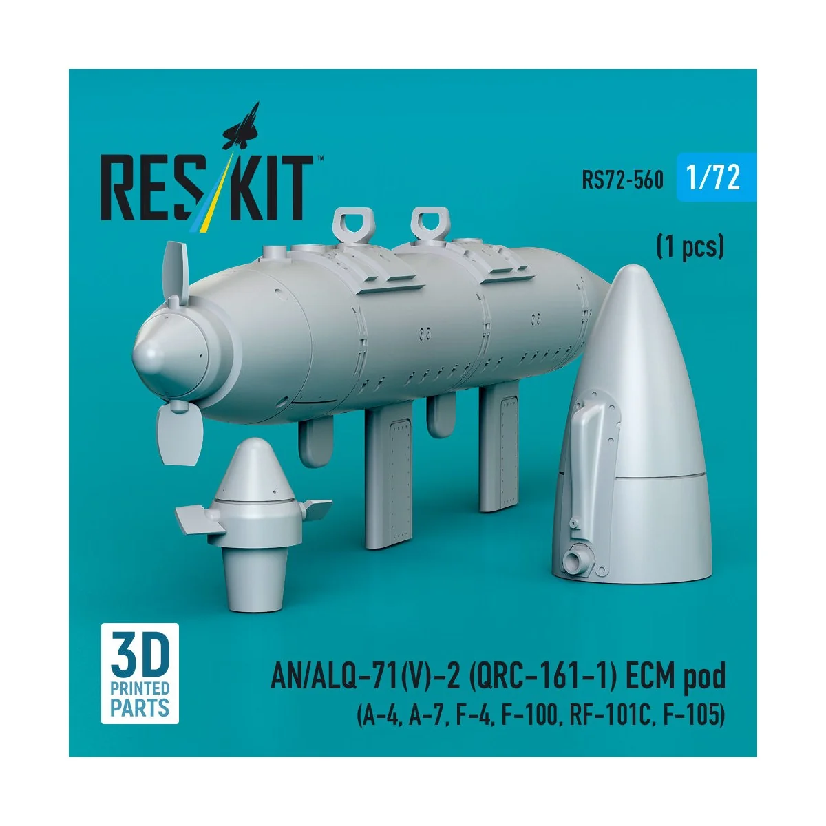 AN/ALQ-71(V)-2 (QRC-161-1) ECM pod (1pcs) (A-4, A-7, F-4, F-100, RF...