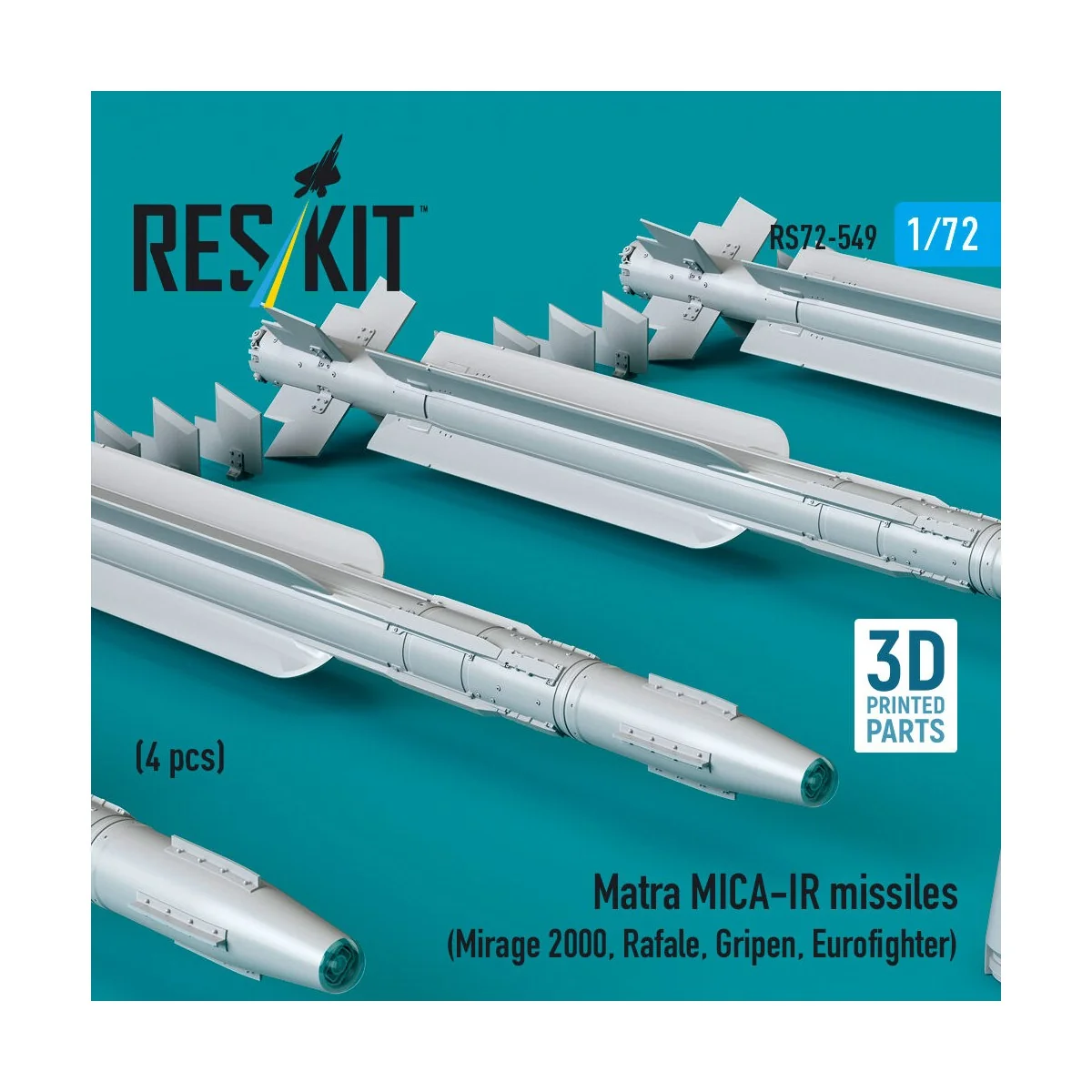 Matra MICA-IR missiles (4 pcs) (Mirage 2000, Rafale, Gripen, Eurofi...