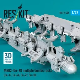 MBD3-U6-68 multiple bombs racks (2 pcs) (Su-17, Su-24, Su-27, Su-30...