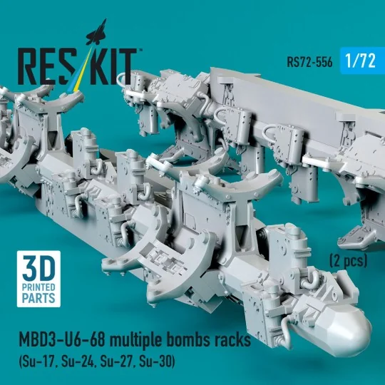 MBD3-U6-68 multiple bombs racks (2 pcs) (Su-17, Su-24, Su-27, Su-30... MBD3-U6-68 multiple bombs racks (2 pcs) (Su-17, Su-24, Su-27, Su-30...