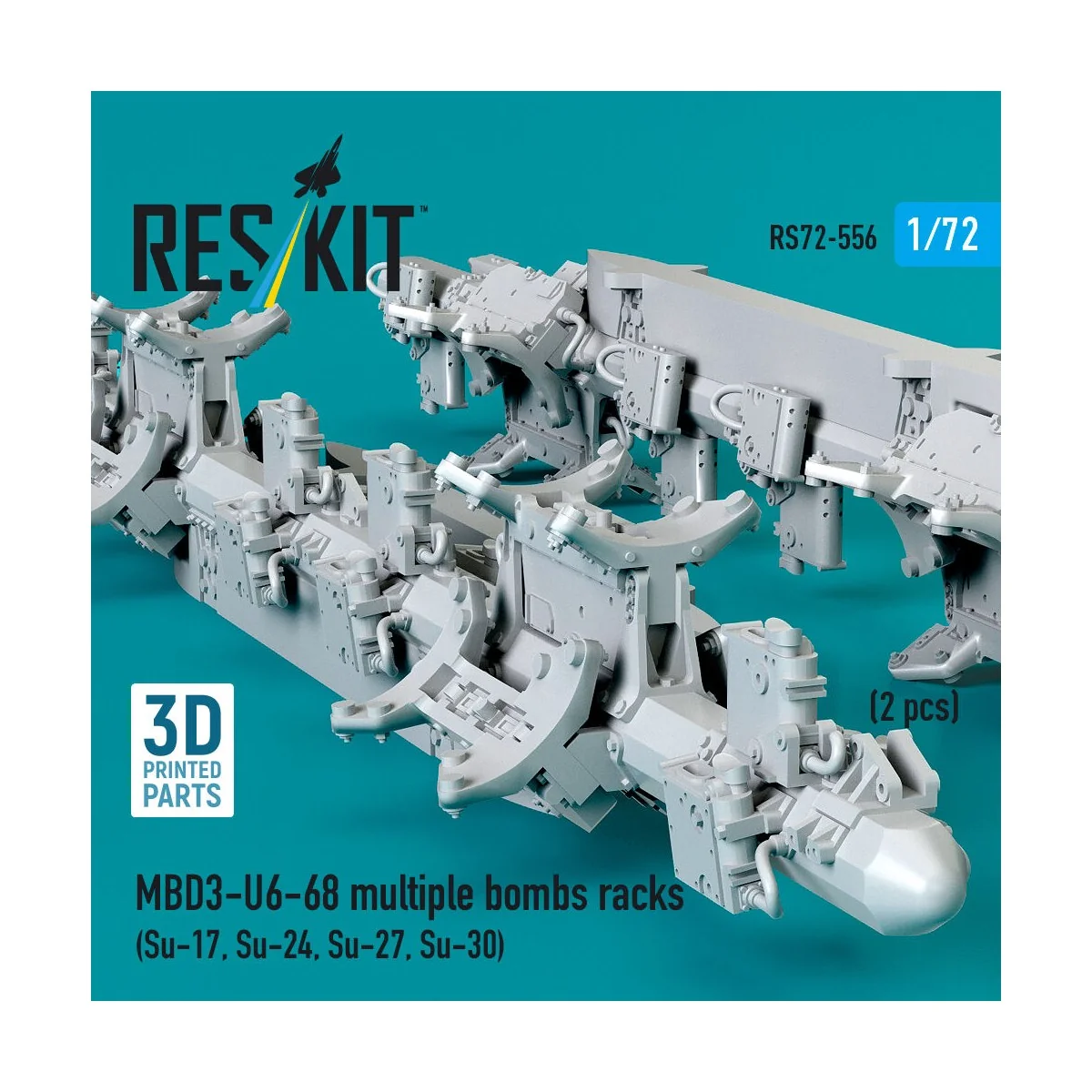 MBD3-U6-68 multiple bombs racks (2 pcs) (Su-17, Su-24, Su-27, Su-30...