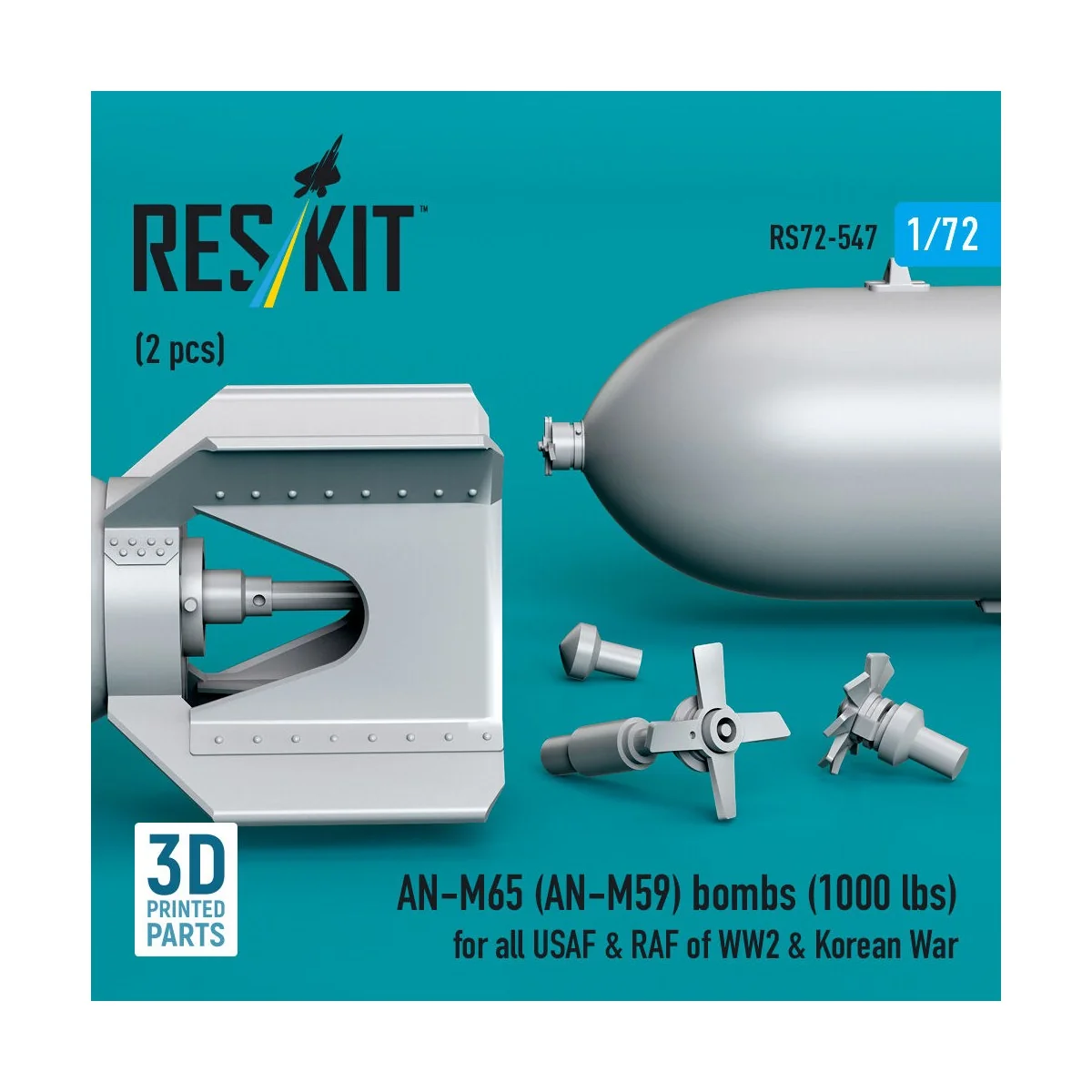 AN-M65 (AN-M59) bombs (1000 lbs) for all USAF & RAF of WW2 & Korean...