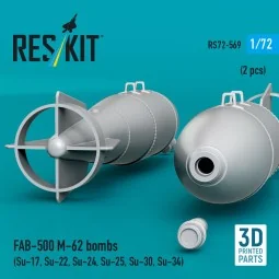 FAB-500 M-62 bombs (2 pcs) (Su-17, Su-22, Su-24, Su-25, Su-30, Su-3...