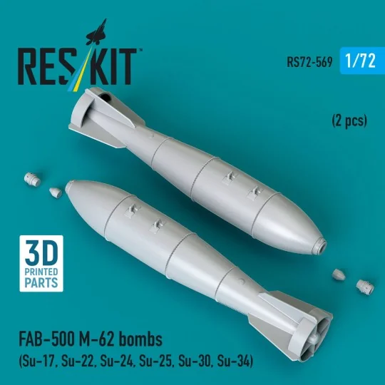 FAB-500 M-62 bombs (2 pcs) (Su-17, Su-22, Su-24, Su-25, Su-30, Su-3...