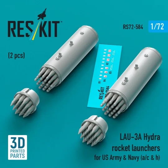 LAU-3A Hydra rocket launchers for US Army & Navy (a/c & h) (2pcs) (... LAU-3A Hydra rocket launchers for US Army & Navy (a/c & h) (2pcs) (...