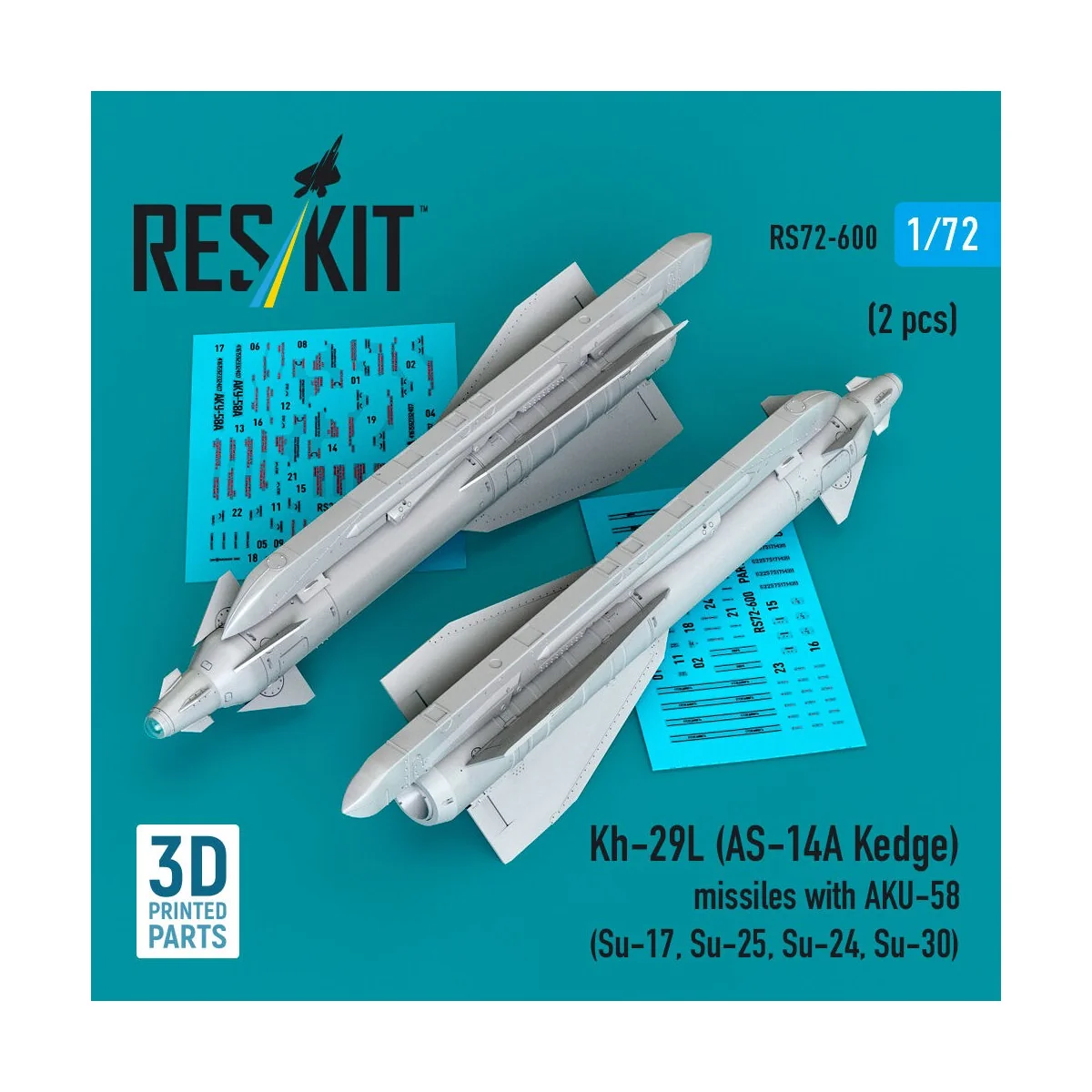 Kh-29L (AS-14A Kedge) missiles with AKU-58 (2 pcs) (Su-17, Su-25, S... Kh-29L (AS-14A Kedge) missiles with AKU-58 (2 pcs) (Su-17, Su-25, S...