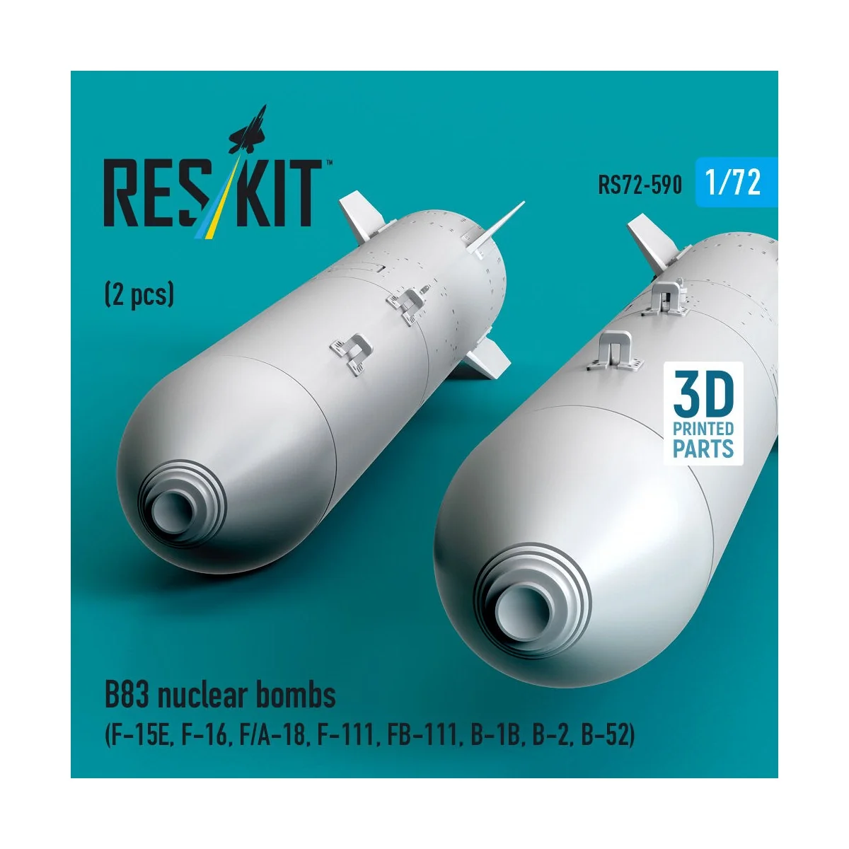 B83 nuclear bombs (2 pcs) (F-15E, F-16, F/A-18, F-111, FB-111, B-1B...