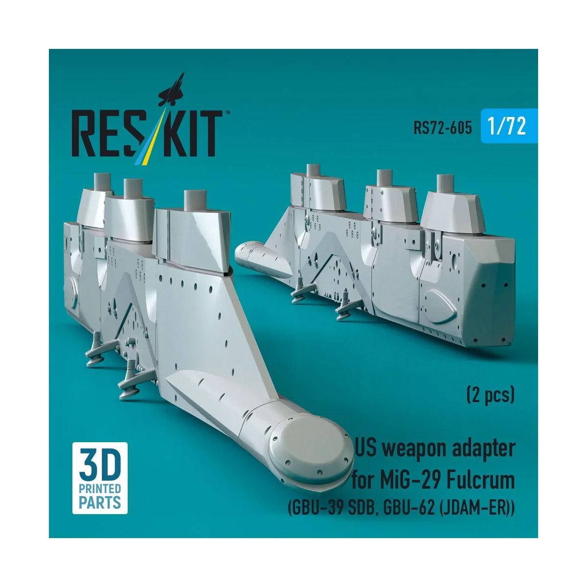 US weapon adapter for MiG-29 Fulcrum (2 pcs) (GBU-39 SDB, GBU-62 (J... US weapon adapter for MiG-29 Fulcrum (2 pcs) (GBU-39 SDB, GBU-62 (J...