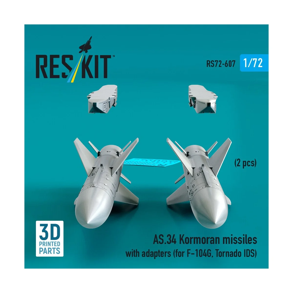 AS.34 Kormoran missiles with adapters (2 pcs) (for F-104G, Tornado ... AS.34 Kormoran missiles with adapters (2 pcs) (for F-104G, Tornado ...
