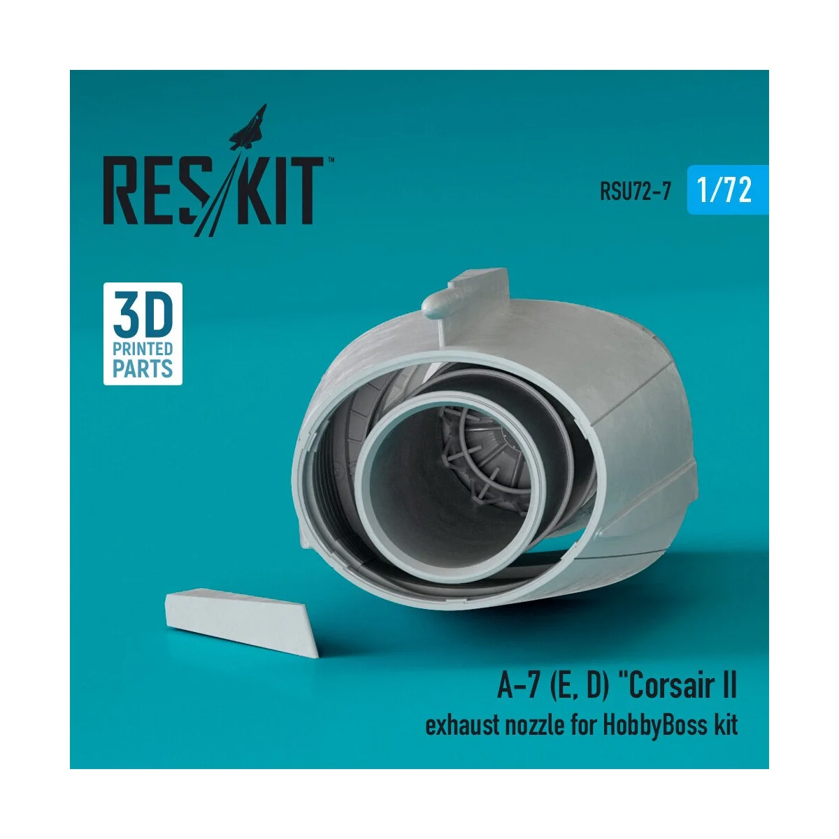 A-7 (E, D) Corsair II exhaust nozzle for HobbyBoss kit (3D Printed)... A-7 (E, D) Corsair II exhaust nozzle for HobbyBoss kit (3D Printed)...