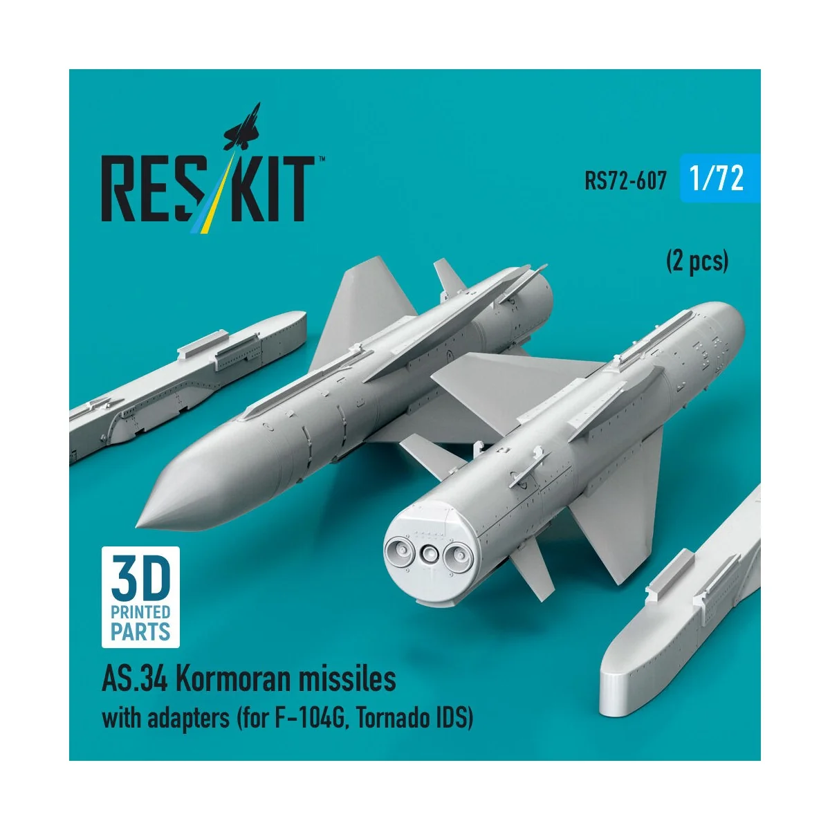 AS.34 Kormoran missiles with adapters (2 pcs) (for F-104G, Tornado ... AS.34 Kormoran missiles with adapters (2 pcs) (for F-104G, Tornado ...