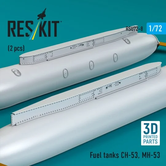 Fuel tanks ??-53 (2 pcs) (3D Printed), 1/72 - ResKit Models RSU72-0008