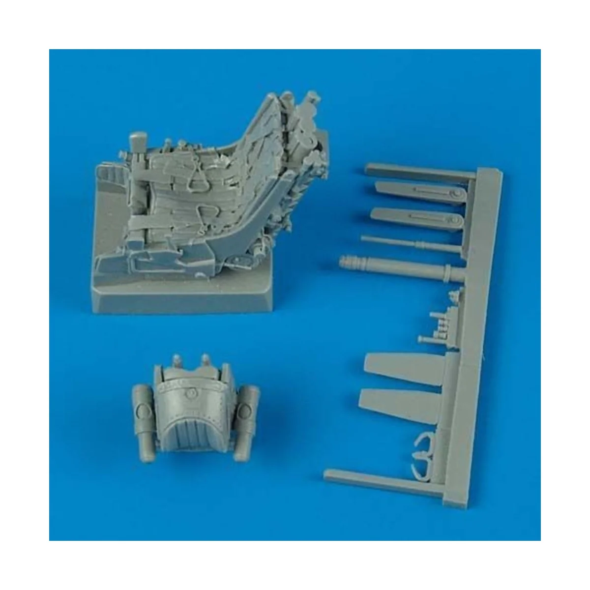 MiG-29A ejection seat with safety belts - Quickboost QB32 050