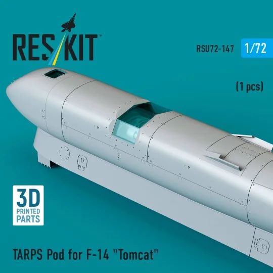 TARPS pod for F-14 Tomcat (1 pcs) (3D Printed), 1/72 - ResKit Model...