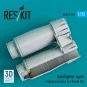 Eurofighter open exhaust nozzles for Revell kit (3D Printed) - ResK...