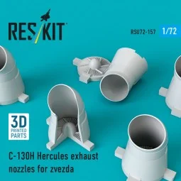 C-130H Hercules exhaust nozzles for Zvezda kit (3D Printed) - ResKi...
