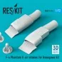 F-4 Phantom II air intakes for Hasegawa kit (3D Printed) - ResKit M...