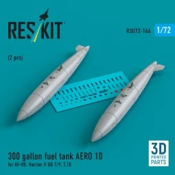 300 gallon fuel tank AERO 1D for AV-8B, Harrier II GR.7/9, T.10 (2 ...