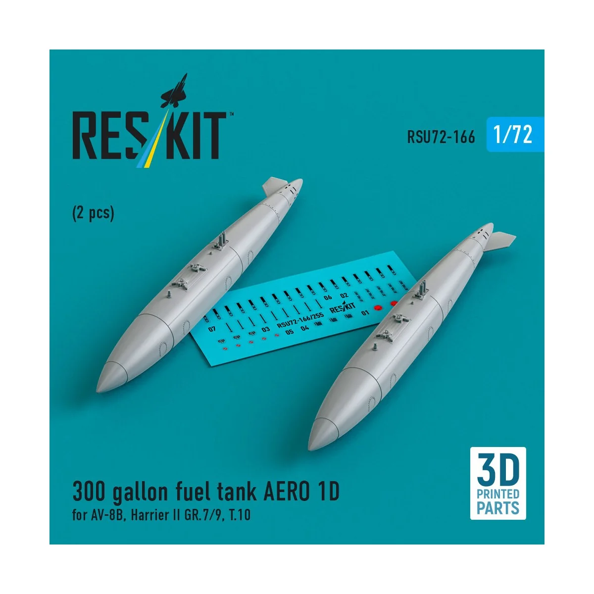 300 gallon fuel tank AERO 1D for AV-8B, Harrier II GR.7/9, T.10 (2 ... 300 gallon fuel tank AERO 1D for AV-8B, Harrier II GR.7/9, T.10 (2 ...