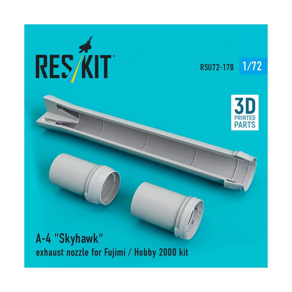 A-4 Skyhawk exhaust nozzle for Fujimi / Hobby 2000 kit (3D Printed)...