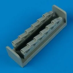 Bf 109E exhaust für Eduard Bausatz, 1/32 - Quickboost QB32 055