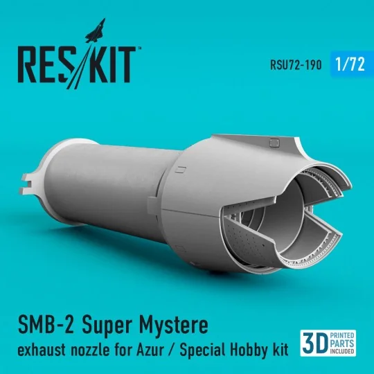 SMB-2 Super Mystère exhaust nozzle for Azur / Special Hobby kit, 1/... SMB-2 Super Mystère exhaust nozzle for Azur / Special Hobby kit, 1/...