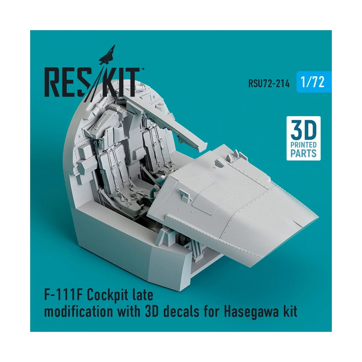 F-111F Cockpit late modification with 3D decals for Hasegawa kit (3...