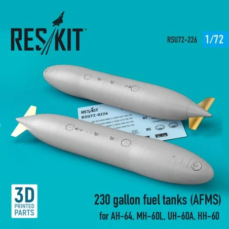 230 gallon fuel tanks (AFMS) for AH-64, MH-60L, UH-60A, HH-60 (2 pc...