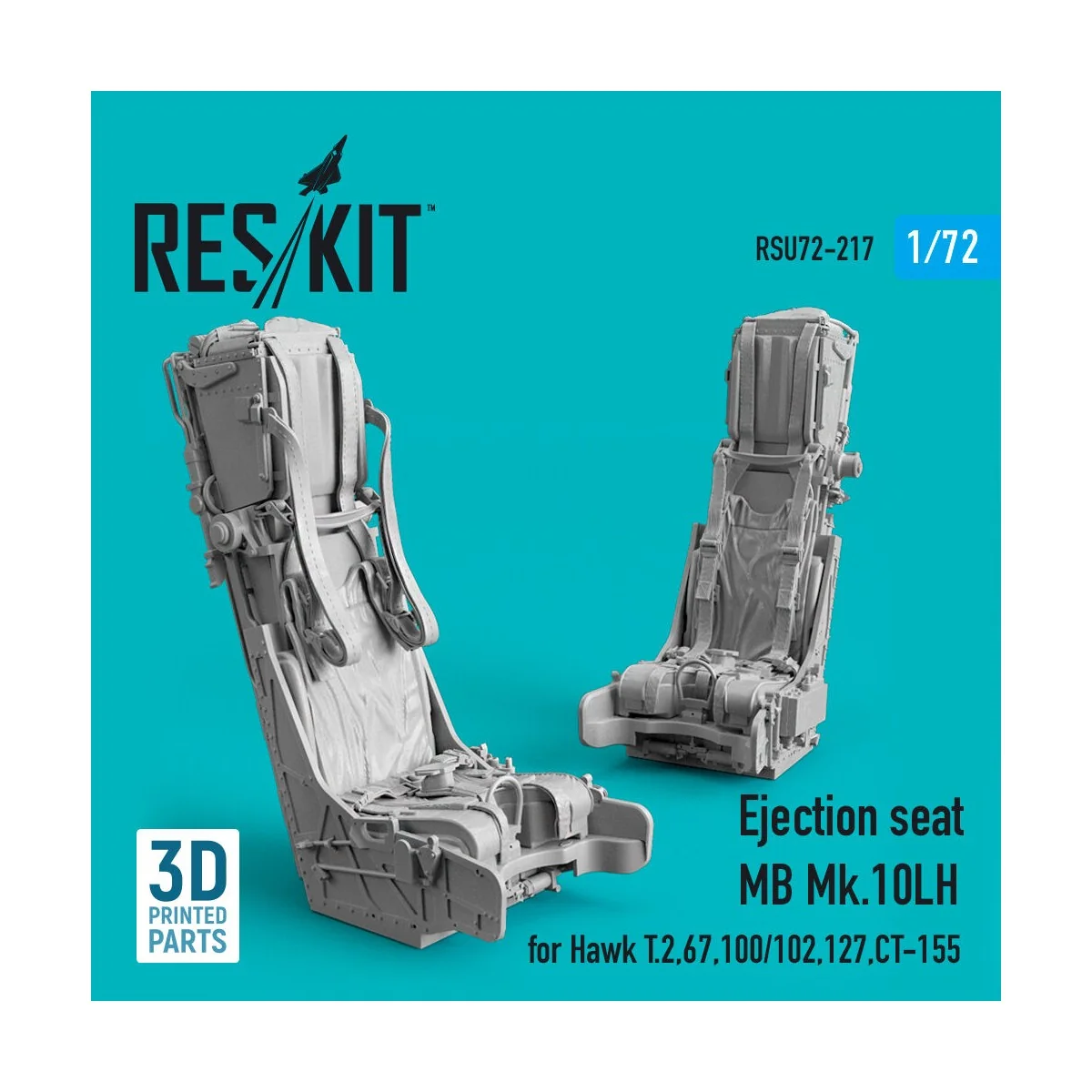 Ejection seat MB Mk.10LH for Hawk T.2,67,100/102,127,CT-155 (3D Pri...