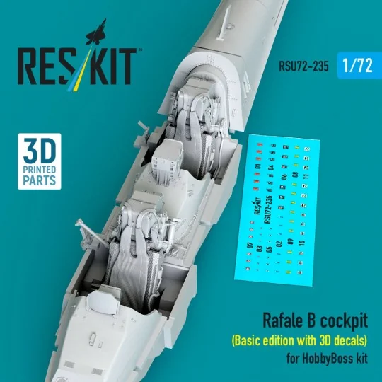 Rafale B cockpit (Basic edition with 3D decals) for HobbyBoss kit (...